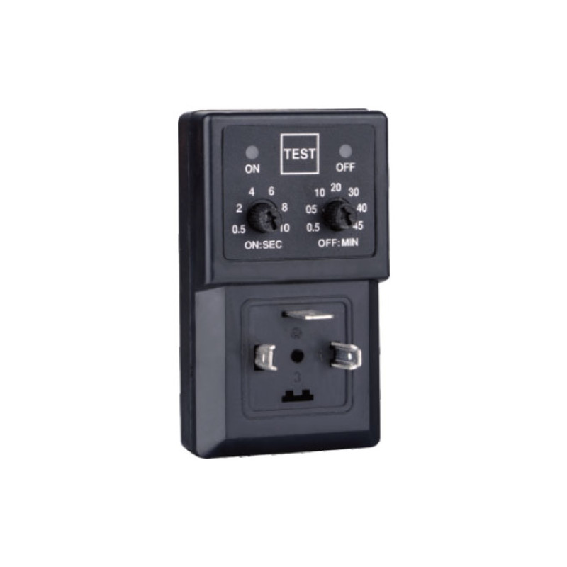 XY-720   Timer anal. scarico automatico  Interv  del ciclo di tempo 0,5  10 s  ON - 0,5   45 min  OFF Alim 24    240 Vac  50  60