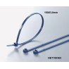 DET15036C   Fascetta rilevabile al metal detector blu lunghezza 150X3,6 mm  Conf  100 pcs