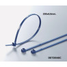DET20048C   Fascetta rilevabile al metal detector blu lunghezza 200x4,8mm  Conf 100 Pcs