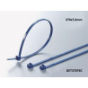 DET37076C  Fascetta rilevabile al metal detector blu lunghezza 370x7,6mm  Conf  100 pcs