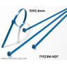 TY523M-NDT   Fascette rilevabile al metal detector blu lunghezza 92X2,4mm  Confezione da 100 pcs