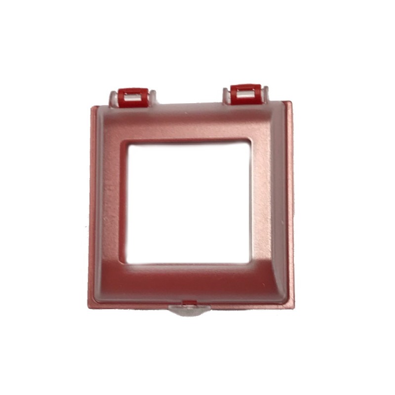 1300.21.001R  Cover protezione formato 48x48  Dim mm 72x72  Colore rosso  IP65