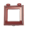 1300.21.001R  Cover protezione formato 48x48  Dim mm 72x72  Colore rosso  IP65