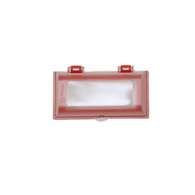 1300.21.002R  Cover protezione formato 32x74 Dim  48x96  Colore rosso  IP65