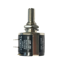 534-11102-1K   Potenziometro  assiale  multigiri 10 Giri  1k ohm   2W  6,35 mm  Serie 534