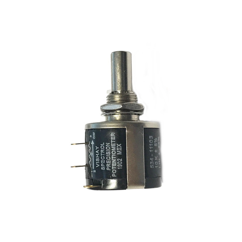 534-11103-10K  Potenziometro assiale  multigiri 10 Giri  10k ohm   2W 6,35 mm  Serie 534