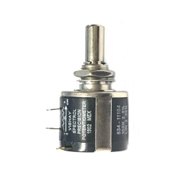 534-11104-100k   Potenziometro  assiale  multigiri 10 Giri  100kohm   2W    6,35 mm  Serie 534