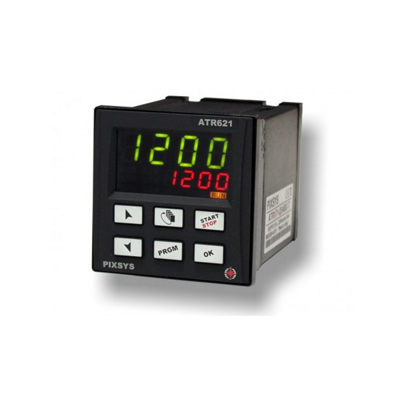ATR621-12ABC   Programmatore  15 Cicli 45 Step  72X72  4 4 Digit 1 AI 2 RL SSR  24 230 Vac dc