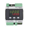 DRR224-12ABC   Regolatore triplo setpoint din rail  1 Ingr analogico   1 Ing  TA   2 Relè 5 A   1 SSR 12 Vdc  Alim  24   230Vac 