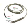 2000.00.507   Sonda Occhiello Foro D5 Esterno D10  Tipo  K   cavo TTS 2 mtl con molla antipiega