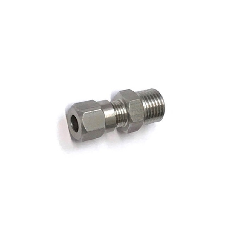 2000.30.003   Raccordo scorrevole   per sonda tempe 6x1/8  AISI 316