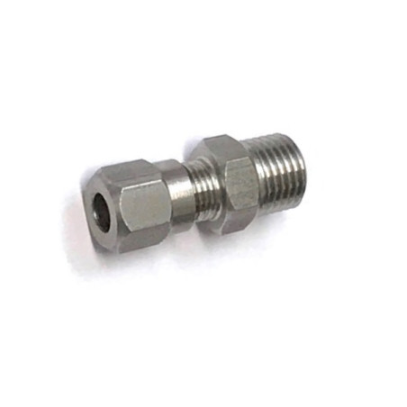 2000.30.003   Raccordo scorrevole   per sonda tempe 6x1/8  AISI 316