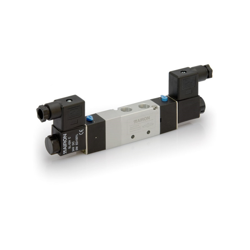 EF53E3A-0000   Elettrovalvola TG 27 G 3/8  5/3 Vie  Doppio comando elettropneumatico  centri aperti