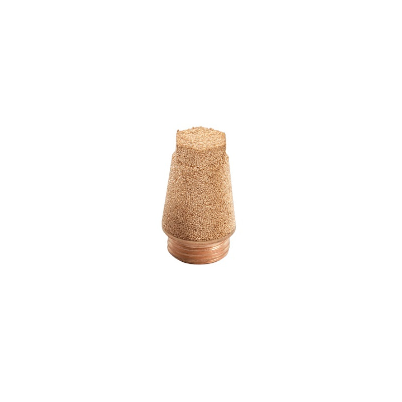 165 18  Silenziatore bronzo sinterizzato testa esagonale 1/8 G