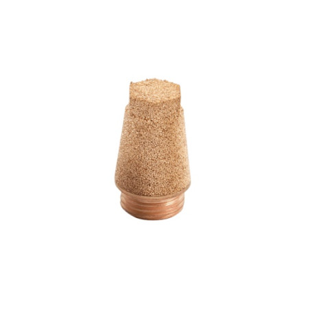 165 18  Silenziatore bronzo sinterizzato testa esagonale 1/8 G