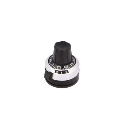 2696  Manopola di precisione  con il contatore 10 giri Diam asse 6,35mm
