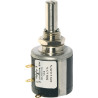 534-20K   Potenziometro  assiale multigiri 10 Giri  20k ohm   2W  6,35 mm  Serie 534