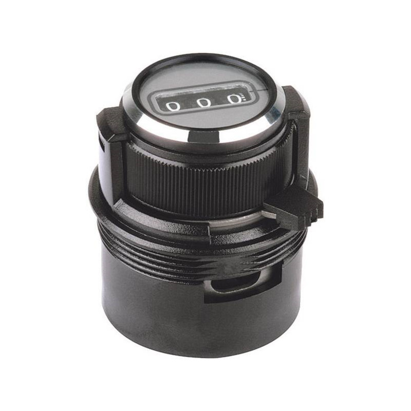 6622.1000   Manopola rotativa con il contatore  multigiri per potenziometri diam asse  6,35 mm