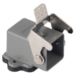 7803.6204.0   Custodia  90°  da incasso  in metallo ingresso verticale