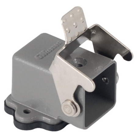 7803.6204.0   Custodia  90°  da incasso  in metallo ingresso verticale