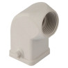 7803.6209.0  Custodia mobile in plastica 21x21 mm  ingresso orizzontale PG11
