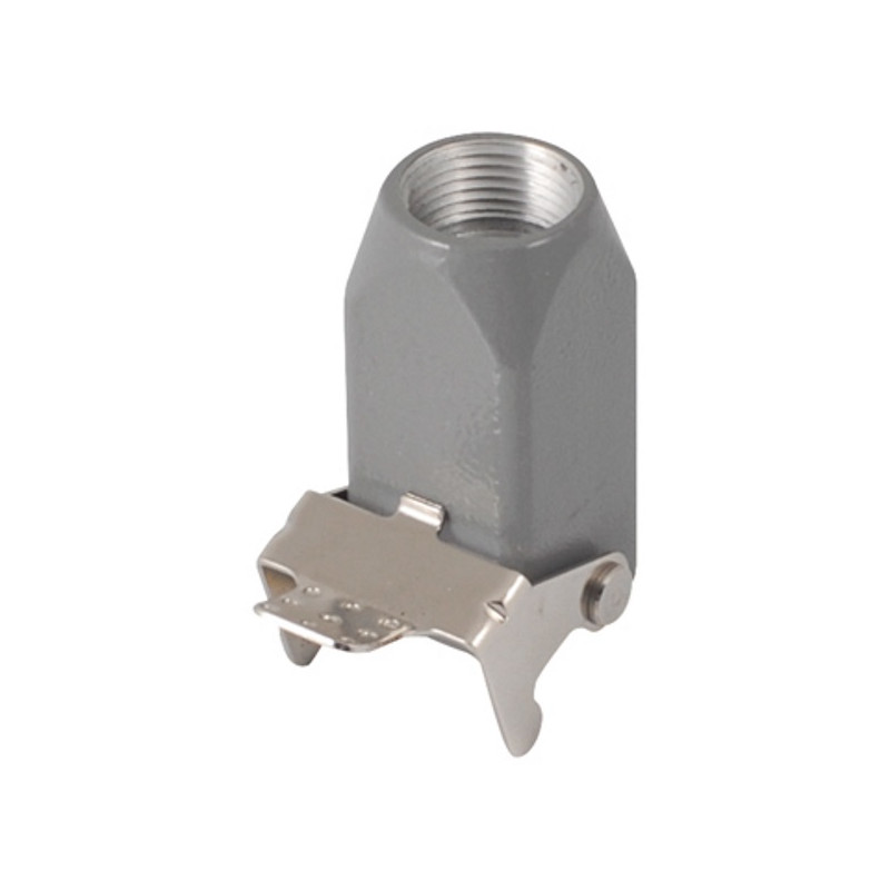 7803.6212.0   Custodia mobile in metallo 21x21 mm leva singola uscita vertivale PG11