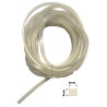 SIL4-4TR  Profilo guarnizione in gomma silicone  65SH dim 4 X 4 mm