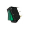 AT2220V  Interuttore unipolare tasto luminoso verde snap in 11x30  O I 16A 230V