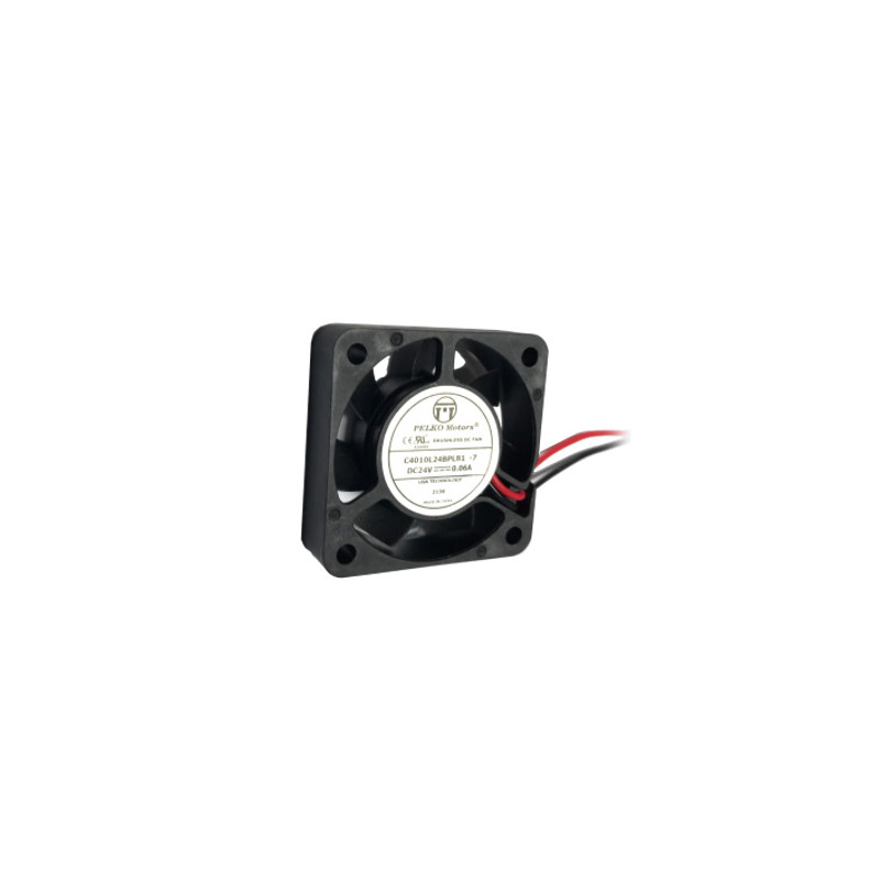 C4010L24BPLP1-7  Ventola assiale 40 X 40 X 10mm 24Vdc  7000RPM  7,37 CMF rotazion su cuscinettiConnessione Cavo due poli 300mm
