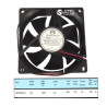C8025X12BPLB1-7   Ventola Assiale  con cuscinetti 80x80x25mm 12Vdc