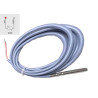 NTC2000   Sensore di temperatura NTC 10K D 6 X 50 Inox 304 cavo 2 mtl  silicone
