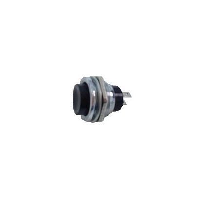Pulsante momentaneo 16mm tasto  Nero  NA