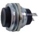 Pulsante momentaneo 16mm tasto  Nero  NA