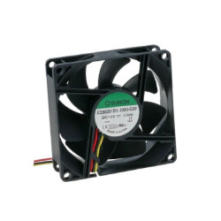 EF80251B1-1000U-G99  Ventola Assiale  80 x 80 x 25 con cuscinetti  12VDC  3200 Rpm  70m3/h  coll 3 fili