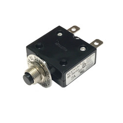 F700H07  Interruttori  Disgiuntori termici ripristinabili   7A 250VAC 50VDC Fissaggio a pannello M11x p 1 0