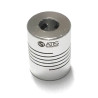 FLEX10.10  Giunto flessibile elastico alluminio 19 25  accoppiatore Foro Ø10mmx10mm