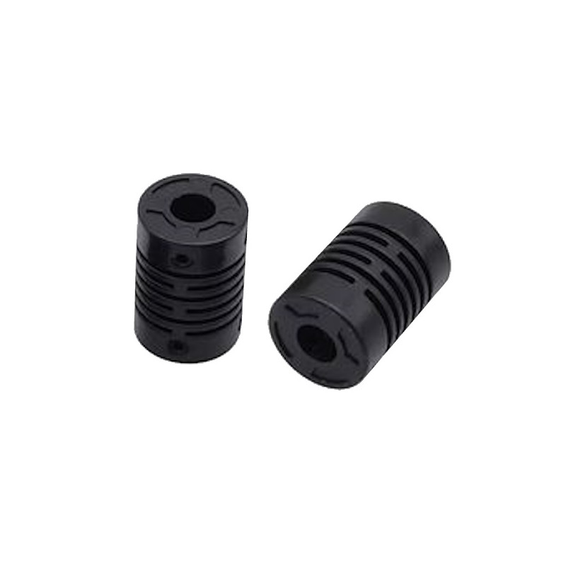 FLEX8.8PL  Giunto flessibile elastico tecnoplastica 22 19  accoppiatore Foro Ø8mmx8mm