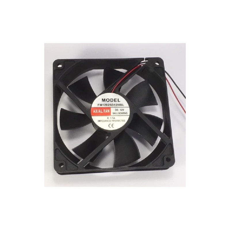 FM12025D12HBL  Ventola assiale 120 X120 X 25 con cuscinetti 12VDC   2200 Rpm  126m3/h