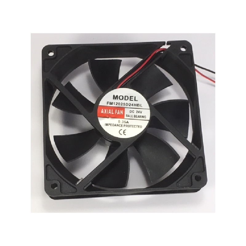 FM12025D24HBL  Ventola assiale 120X120 X 25   con cuscinetti  24VDC  2400Rpm   141 m3/h