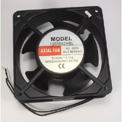 FM12038A2HBL  Ventola  Assiale 120 X120X38 con cuscinetto  220VAC  2700 RPM 153 m3 h