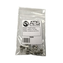 FS5205  Fusibili azione Rapida 5 X20mm  5A 250V FS IMQConfezione da 10 Pcs