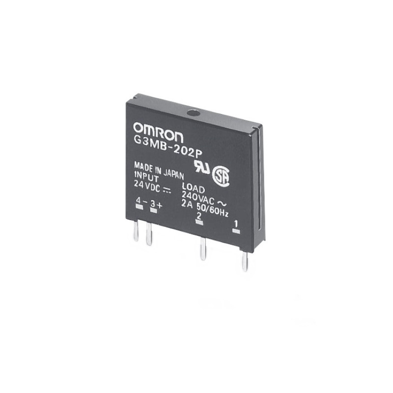 G3MB-202P-24VDC  Relè SSR PCB ingresso 24 Vdc  carico  240Vac  2 Amp