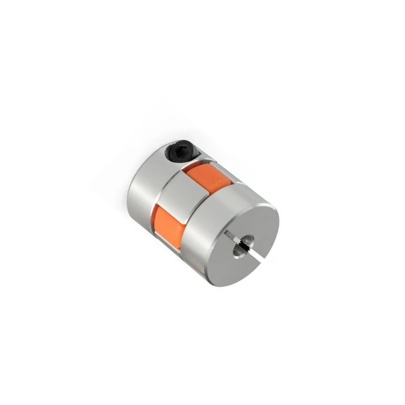 GE635 635  Giunti elastici serie GE 6 35  6 35 in alluminio senza gioco torsionale 20 25  Foro D 6,35 mm x 6,35mm