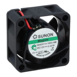 HA40201V4-1000U-A99  Ventola assiale 40X40X20mm  Alim 12Vdc 9,13m3 h  4500RPM  12,3dBA
