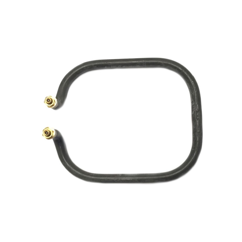 ILPREGLM08009001  Resistenza D 8 AISI321 sagomata R 130x130 230V 900W terminali maggiorati M5 ottone