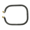 ILPREGLM08009001  Resistenza D 8 AISI321 sagomata R 130x130 230V 900W terminali maggiorati M5 ottone