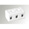 K516E  Morsetto ceramico 24x 40x20 per alte temperature 300°C Tripolare 10  32A 450V  Sez  max cavo 6 mmq