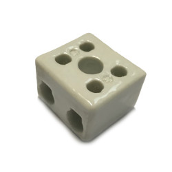 K516F  Morsetto in ceramica bifase 660V 10A D 30,5 X 34  H 22,8mm