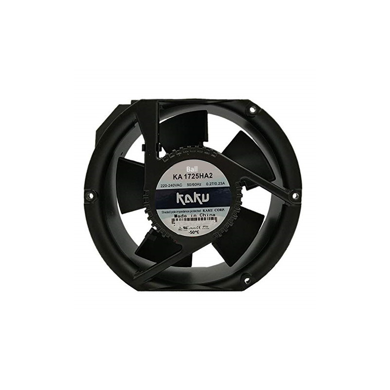 KA1725HA2  Ventola assiale 172X150 X 51 con cuscinetto  220 240Vac  2800 3100 RPM  190 220 CFM   3220 374 m3 h  IP55
