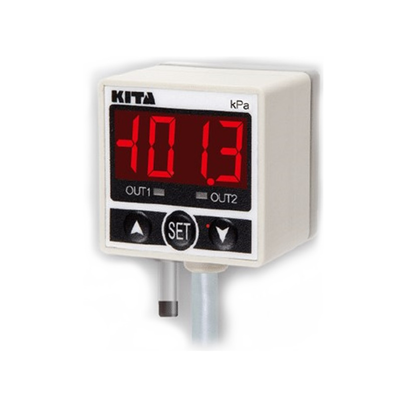 KP25C 04 F3  Pressostato KP25C Intervallo pressione  -100.0   100.0KPa   attacchi G 1/8   2 uscite PNP  Alim 12  24 VDC    uscit
